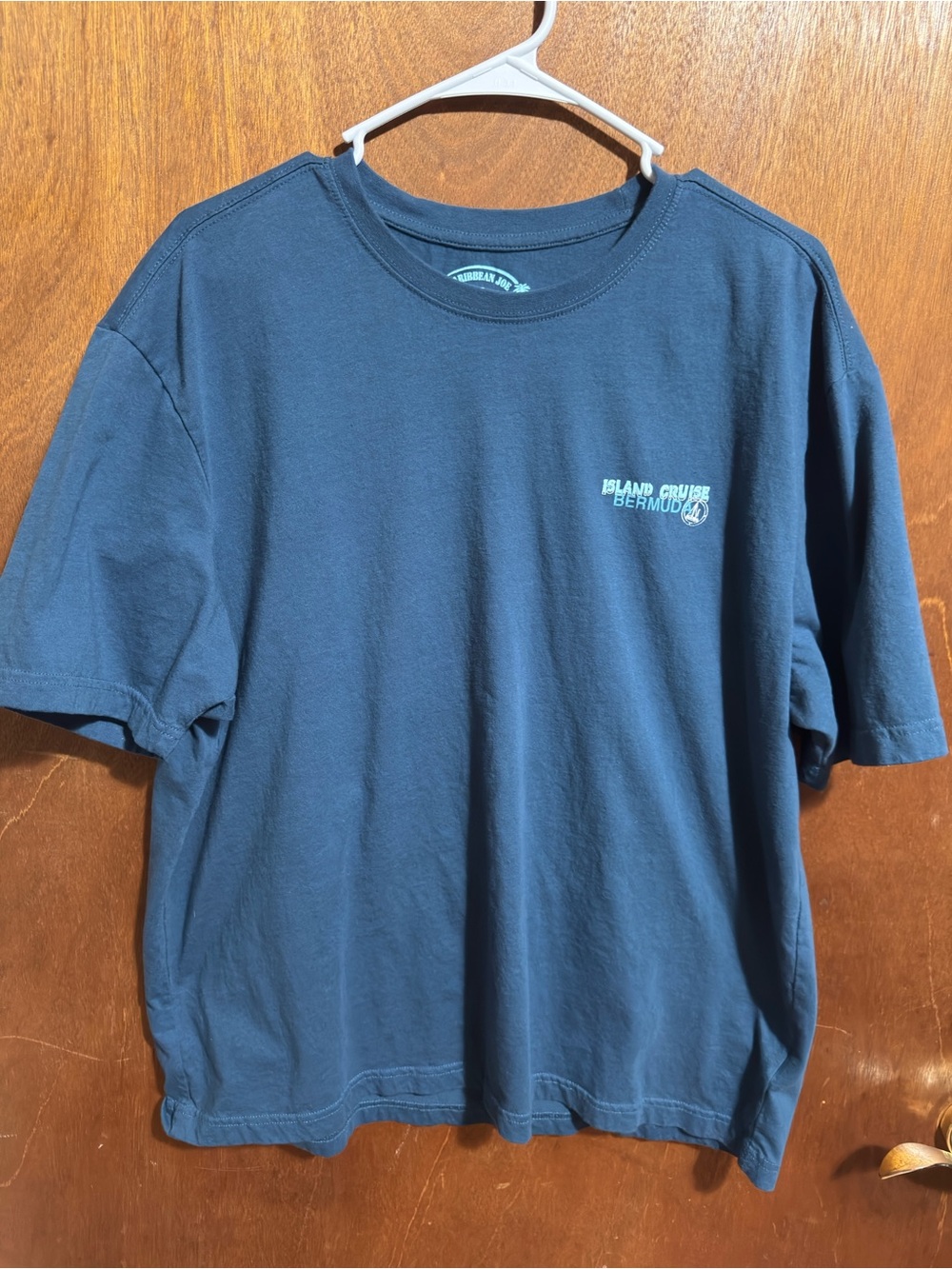 Caribbean Joe Bermuda Short-Sleeve Tee - Navy